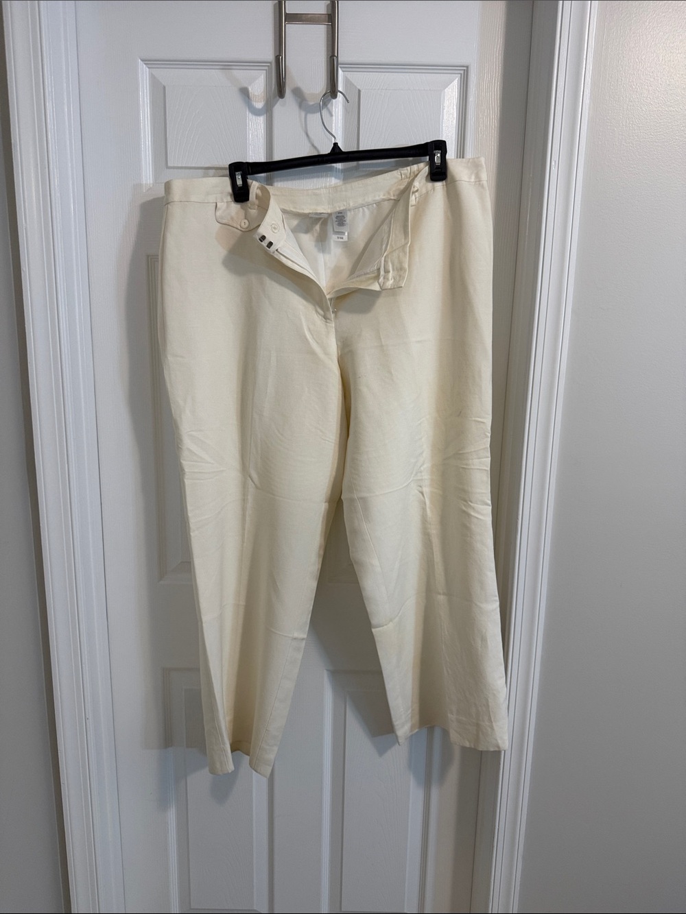 Emma James Wide Leg Pants in Cream